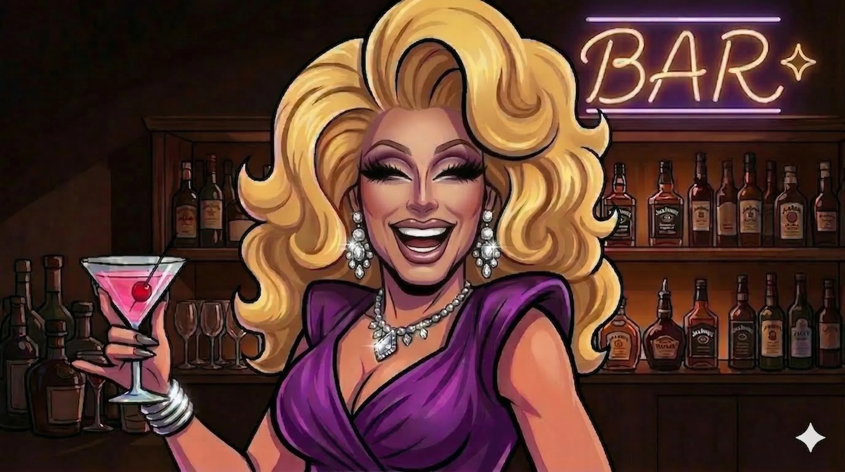 煌びやかなママ